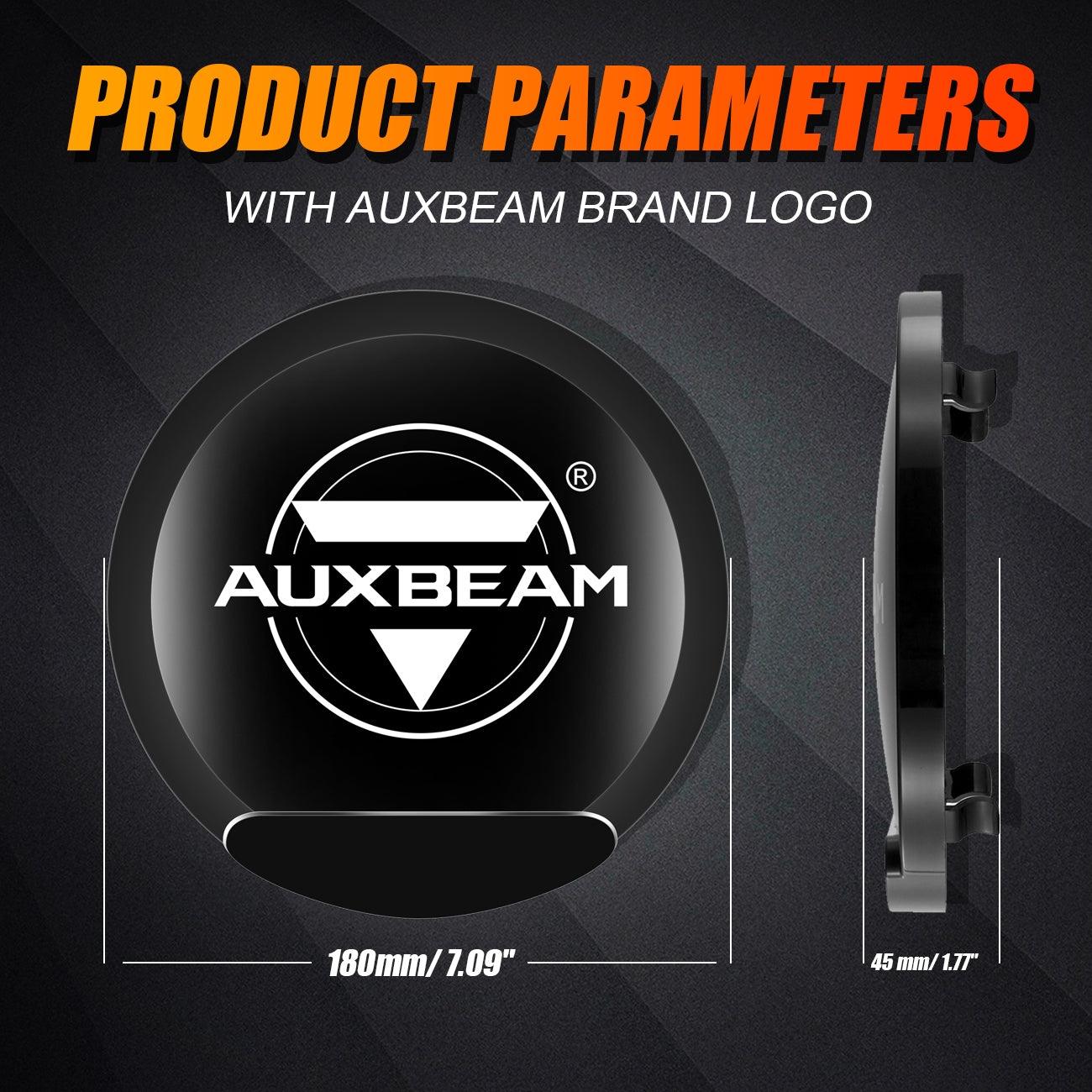 (2pcs/set) 7 Inch Round LED Driving Light Black Cover Light Shield Cover