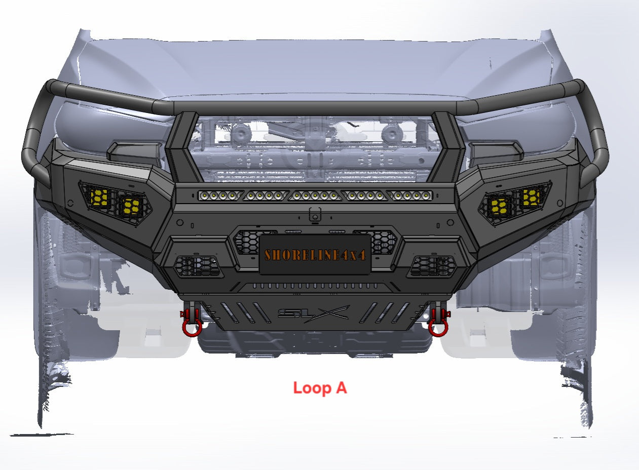 SLX Recon Bull Bar, Suitable For Mazda BT50 Face lift 2025 to current Triple loop