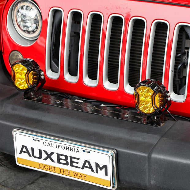 V-ULTRA Series | 5 Inch 172W LED Side Shooter Amber Pod Lights with Amber DRL