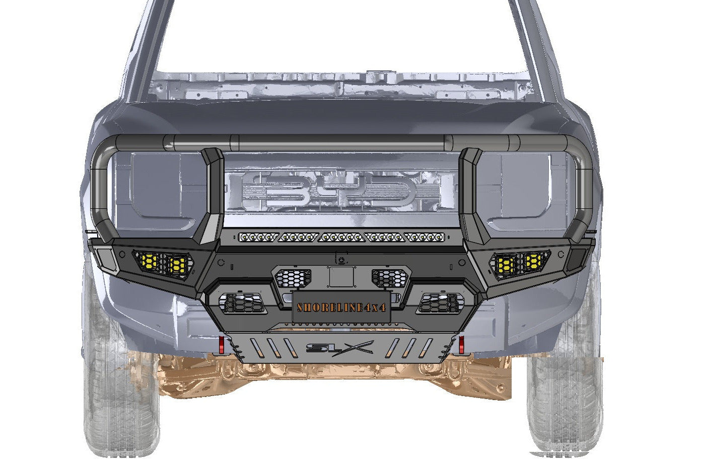 SLX Recon Bull Bar, Suitable For BYD Shark 6 2025 to current triple loop