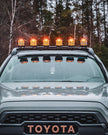 V-MAX Series 4/5/7 Inch Spot Beam Side Shooter LED Pod Lights with Amber DRL