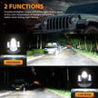 7 inch LED halo headlights
