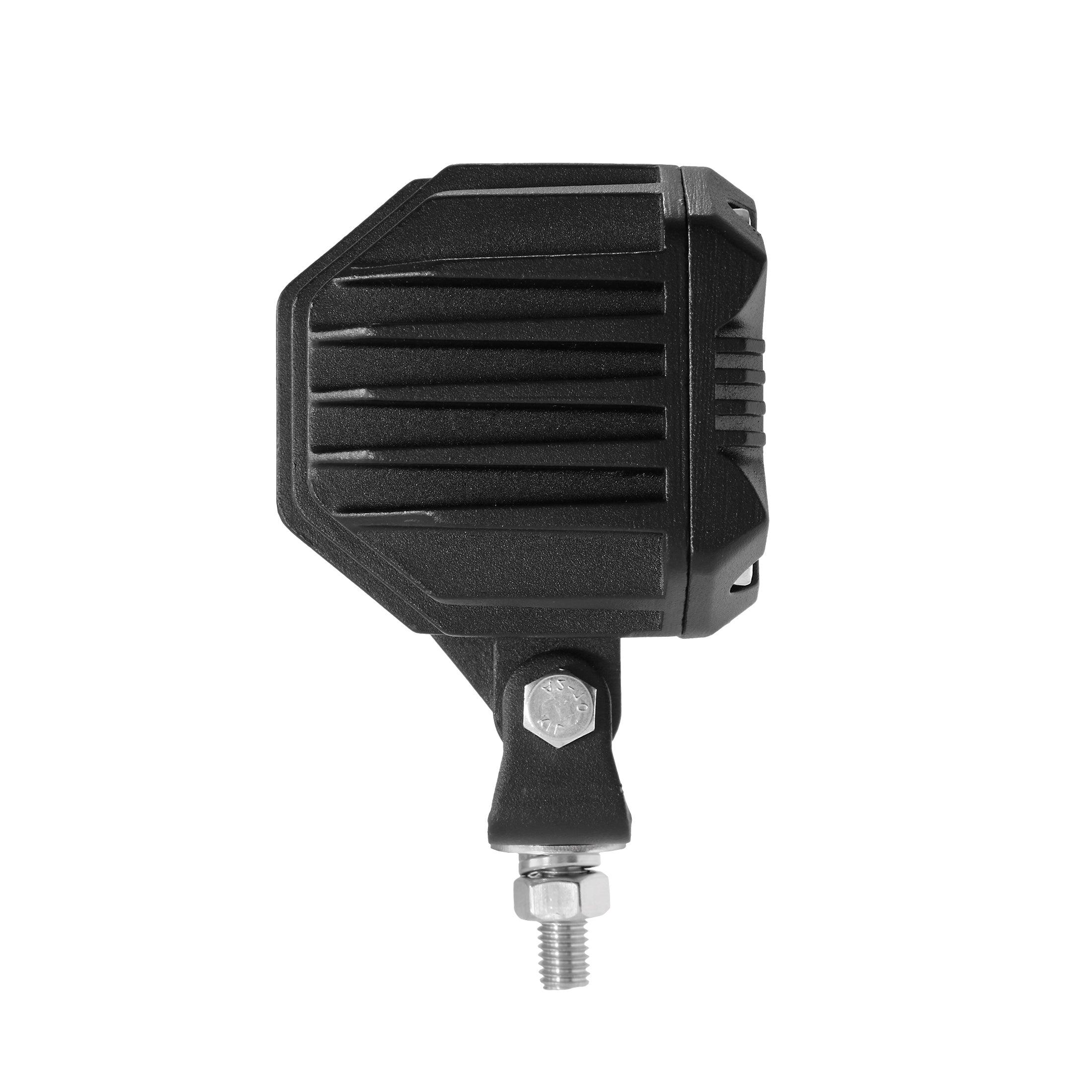 R4 Series | 4 Inch 60W LED Pods Light Flood Beam Amber Light