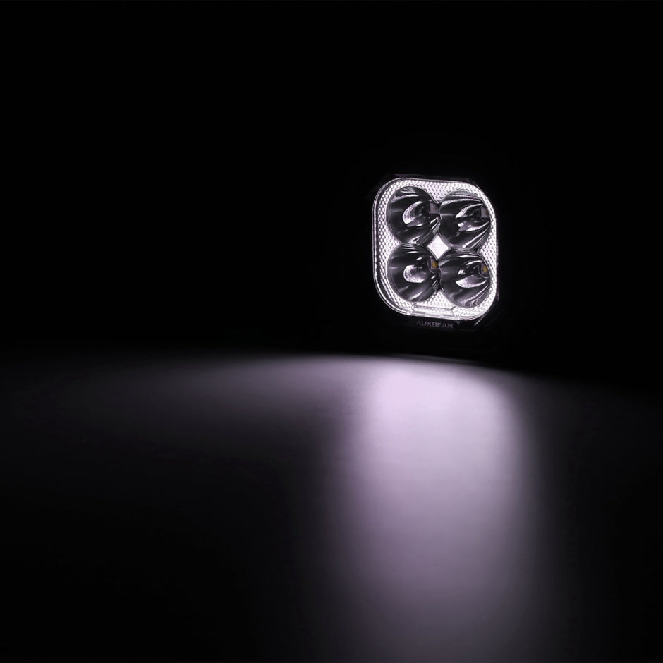 Color Play Series 3 Inch 116W RGB LED Pod Lights Spot Off Road Lights With 8 Backlight Options