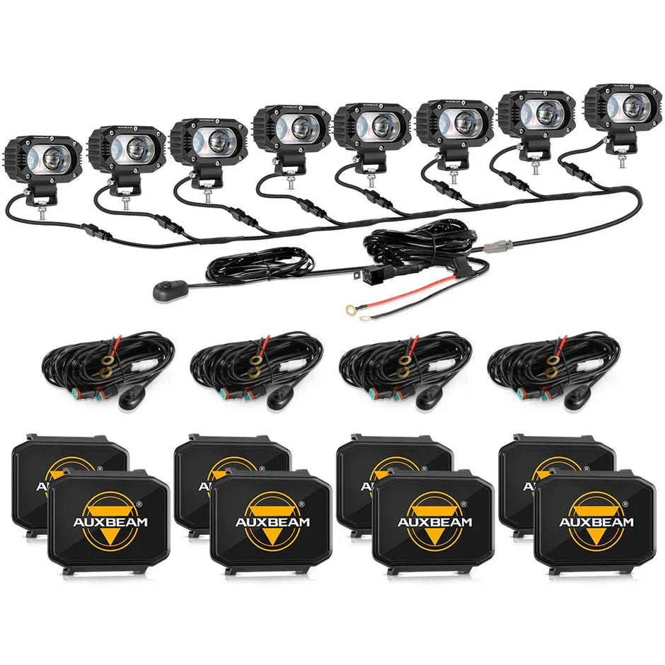 R4 Series | 4 Inch 60W Spot Beam LED Pods Light White Driving Light