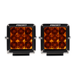 LED Light Pods D-XL Amber PRO Pair Surface Mount Brackets and Hardware Vibration Dampeners Wire Harness & Switch Rigid Industries - Image 2
