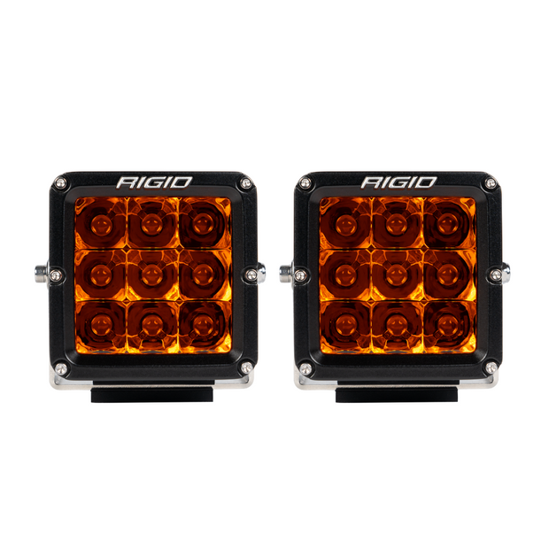 LED Light Pods D-XL Amber PRO Pair Surface Mount Brackets and Hardware Vibration Dampeners Wire Harness & Switch Rigid Industries - Image 2