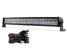 22 Inch-52 Inch 5D Series Straight/Curved Combo Beam Double Row LED Light Bar for Chevy Tahoe