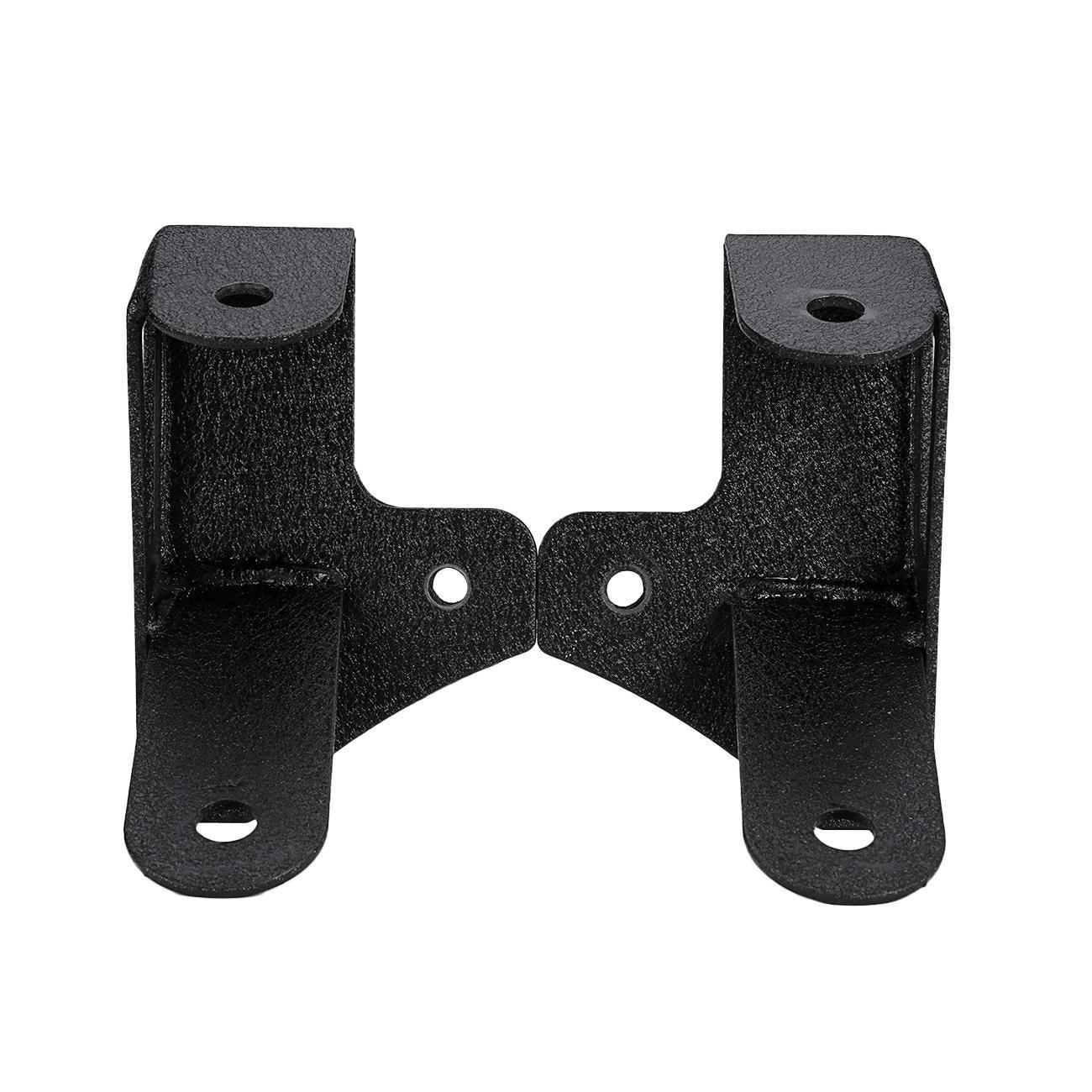 (2PCS/SET) DUAL A-PILLAR PODS LIGHT WINDSHIELD MOUNT BRACKETS FOR JEEP WRANGLER JK 2007-2017