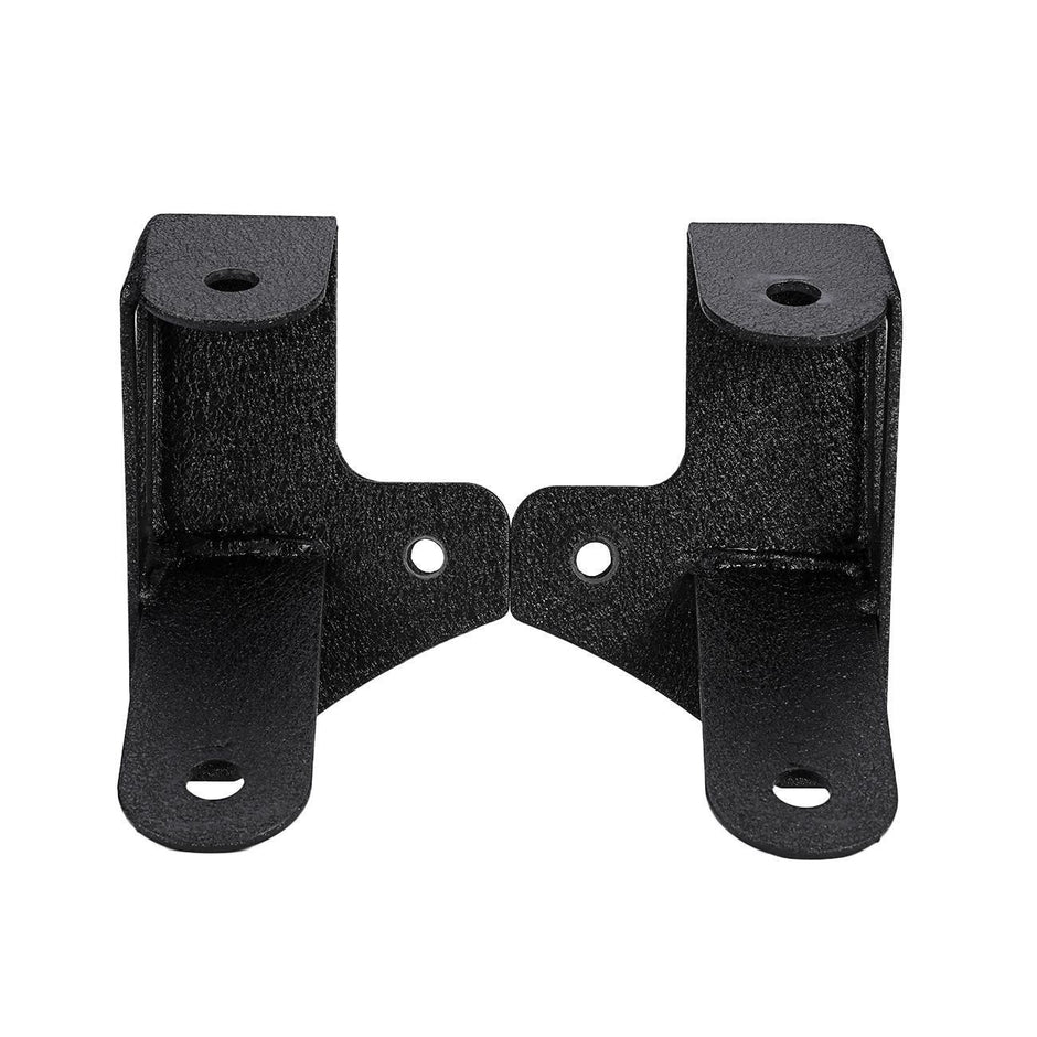 (2PCS/SET) DUAL A-PILLAR PODS LIGHT WINDSHIELD MOUNT BRACKETS FOR JEEP WRANGLER JK 2007-2017