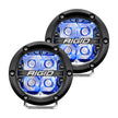 360-Series 4 Inch Led Off-Road Spot Beam Blue Backlight Pair RIGID Industries