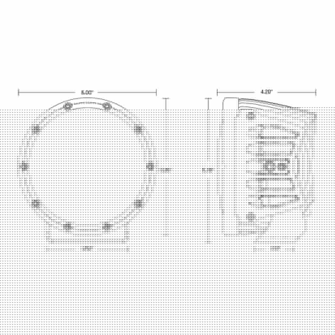 360-Series 6 Inch Spot with Amber PRO Lens Pair Rigid Industries