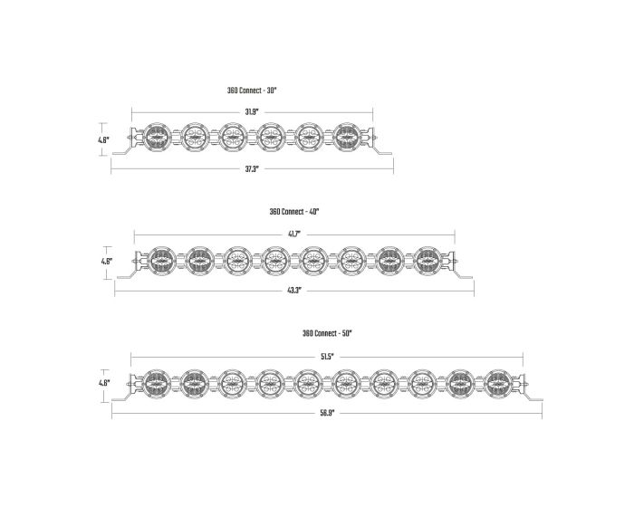 360 Connect 50 Inch Light Bar Assembly RIGID Industries