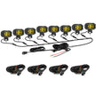 R4 Series | 4 Inch 60W LED Pods Light Flood Beam Amber Light