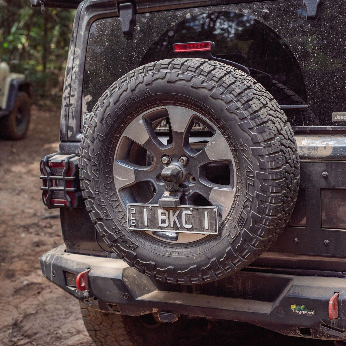 Tough Toys Rear License Plate Relocation Bracket Suitable For 2018+ Jeep Wrangler JL & JLU