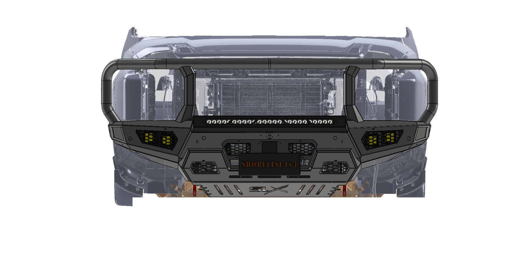 SLX Recon Bull Bar, Suitable For KIA TASMAN TK X-Line Triple Loop