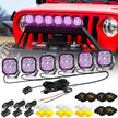 Color Play Series 3 Inch 116W RGB LED Pod Lights Off Road Lights With 8 Backlight Options