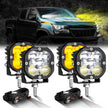 XP-ULTRA Series 3 Inch 80W 9600LM LED Pods Lights White&Amber
