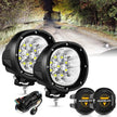 P4 Series | 4 Inch 90W 9000LM Round LED Driving Lights Flood White Pod Lights