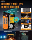 AS Series 4/6/8 Gang RGB Slim Switch Panel with APP&Remote Control, Toggle/ Momentary/ Pulsed Mode Supported(One-Sided Outlet)