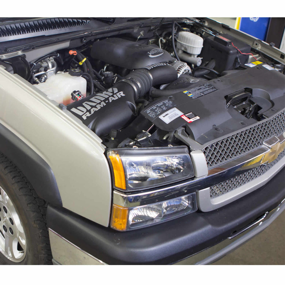 Ram-Air Cold-Air Intake System Oiled Filter 99-08 Chevy/GMC 4.8-6.0L 1500 Banks Power