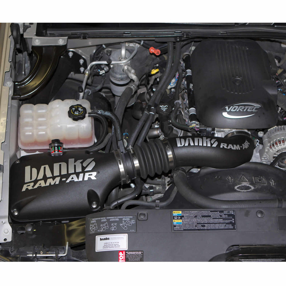 Ram-Air Cold-Air Intake System Oiled Filter 99-08 Chevy/GMC 1500 W/Electric Fan Banks Power