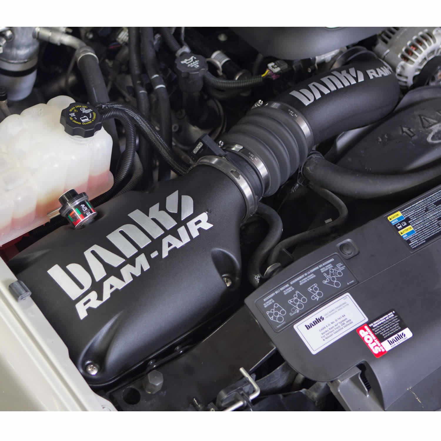 Ram-Air Cold-Air Intake System Oiled Filter 99-08 Chevy/GMC 1500 W/Electric Fan Banks Power