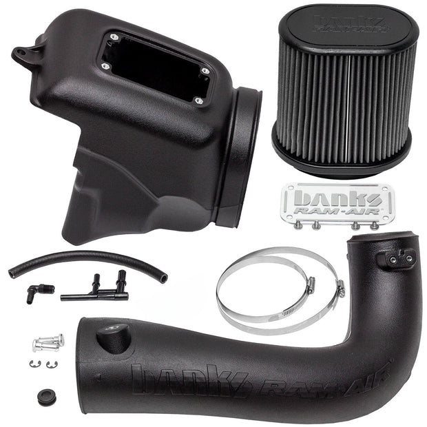Banks Ram-Air Big-Ass Dry Filter Cold Air Intake System for 18-23 Jeep Wrangler JL 2.0L Turbo (41844-D)