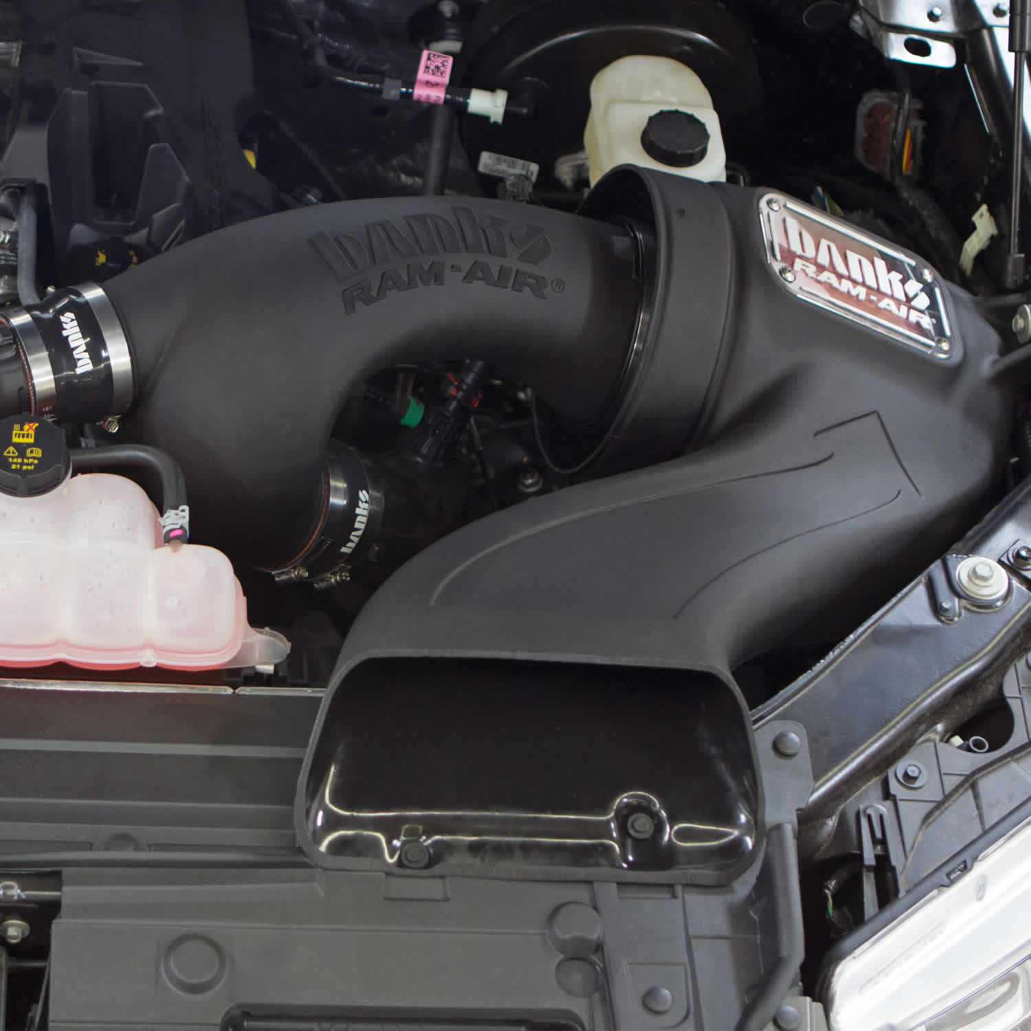 Ram-Air Cold-Air Intake System Oiled Filter 15-20 Ford F-150 2.7/3.5L EcoBoost Banks Power
