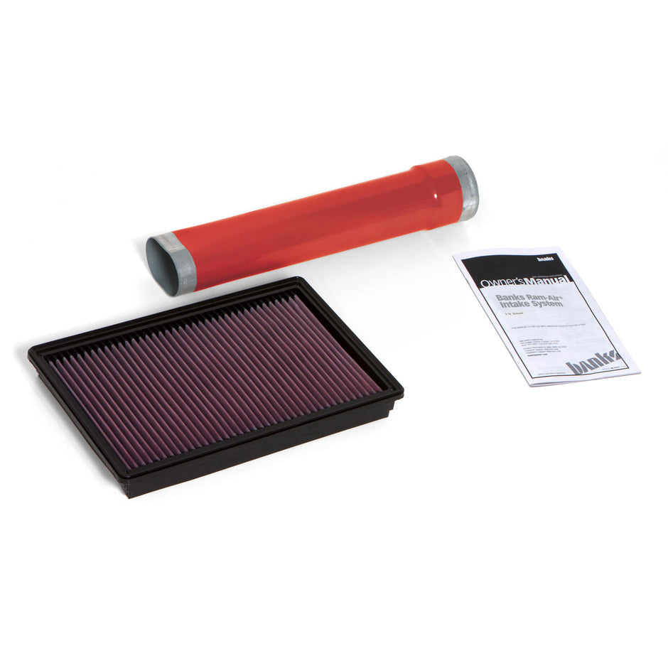 Banks Ram Air Filter Assembly w/Silencer Delete Tube 14-19 Ram 1500 3.0L EcoDiesel (42260)