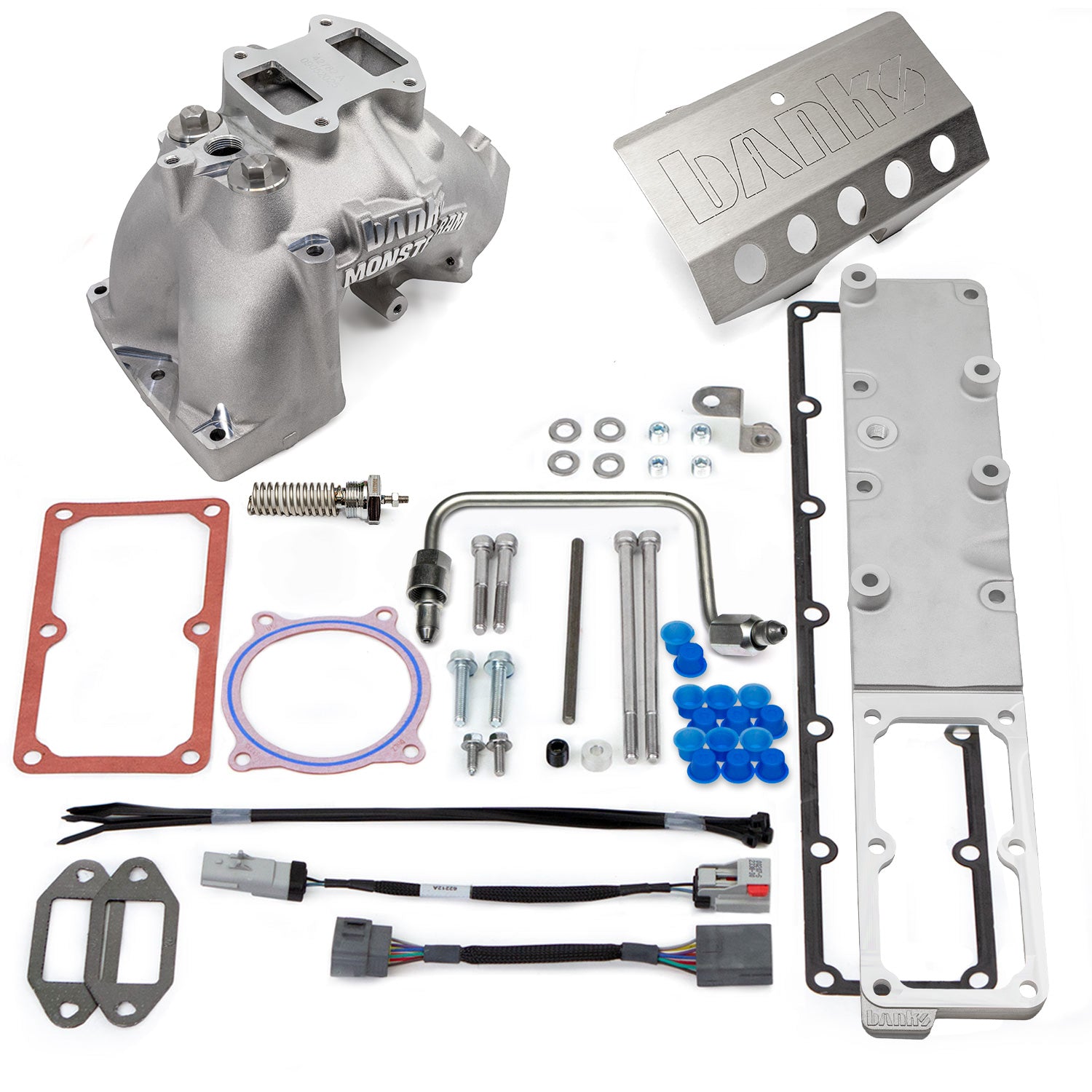 Monster-Ram Intake System for 07.5-12 Dodge Ram 2500/3500 6.7L Cummins Raw Banks Power