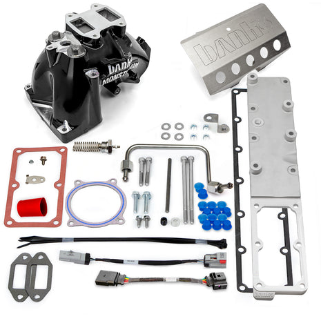 Monster-Ram Intake System for 19-24 Ram 2500/3500 6.7L Cummins Black Powdercoat Banks Power