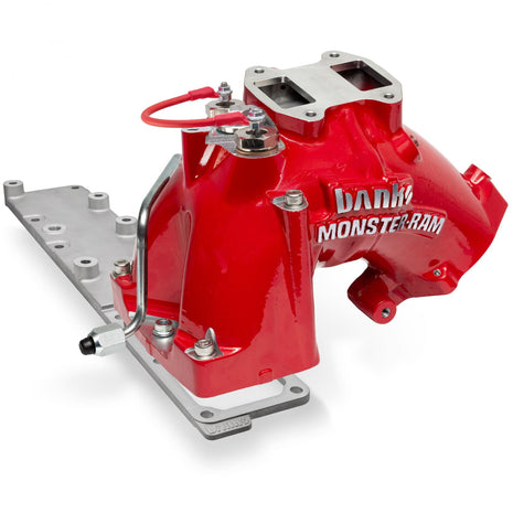 Monster-Ram Intake System for 19-24 Ram 2500/3500 6.7L Cummins Red Powdercoat Banks Power