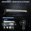 5D Series 42 Inch Combo Beam Dual Row Curved Off Road LED Light Bar