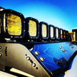 6/8Pcs 5 Inch 132W Amber DRL LED Pod Lights with Power Harness