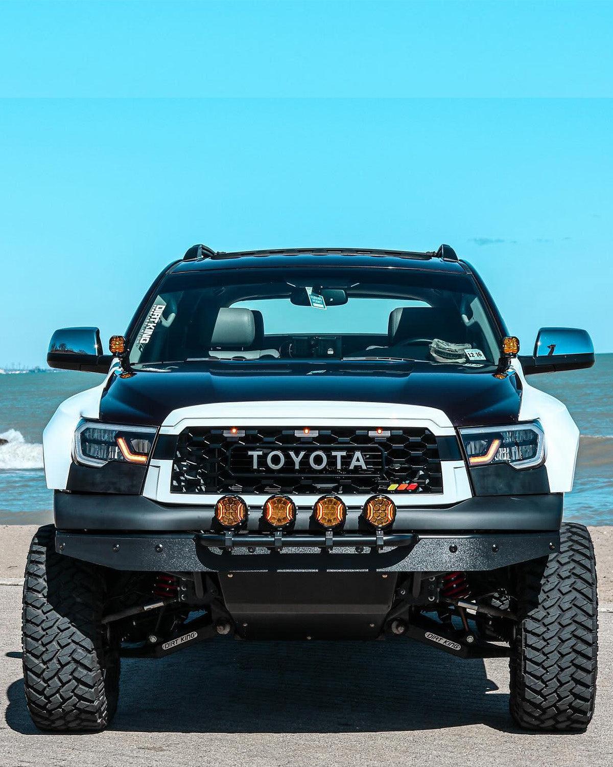 V-ULTRA Series 6/8 Pcs 5 Inch 172W LED Side Shooter Amber DRL with Power Harness