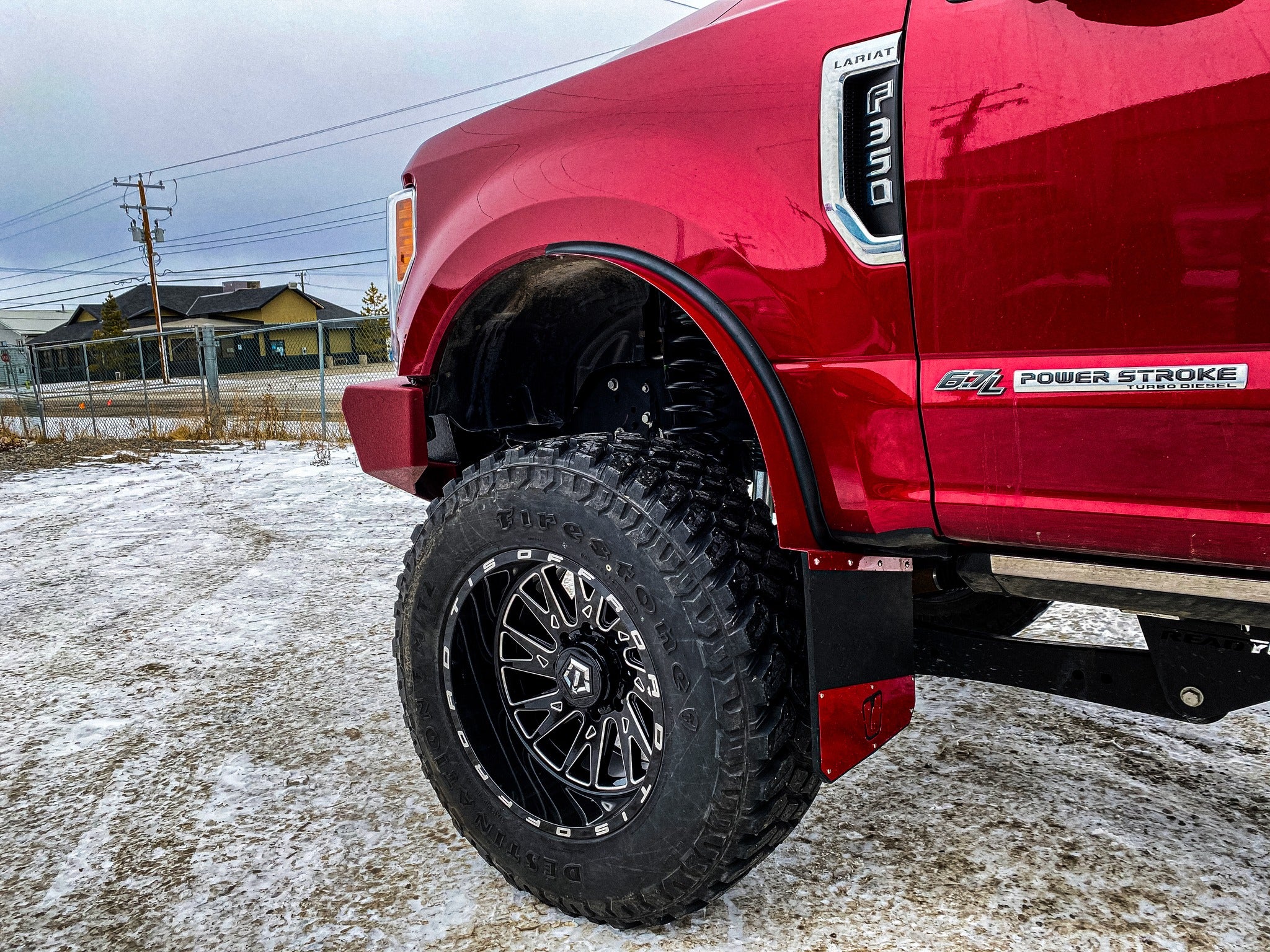 Trigger Industries Long-John Mud Flaps FRONT SET ONLY