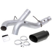 Monster Exhaust System Single Exit Black Tip for 20-22 Chevy/GMC 2500/3500 Banks Power