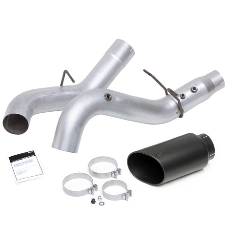 Monster Exhaust System Single Exit Black Tip for 20-22 Chevy/GMC 2500/3500 Banks Power