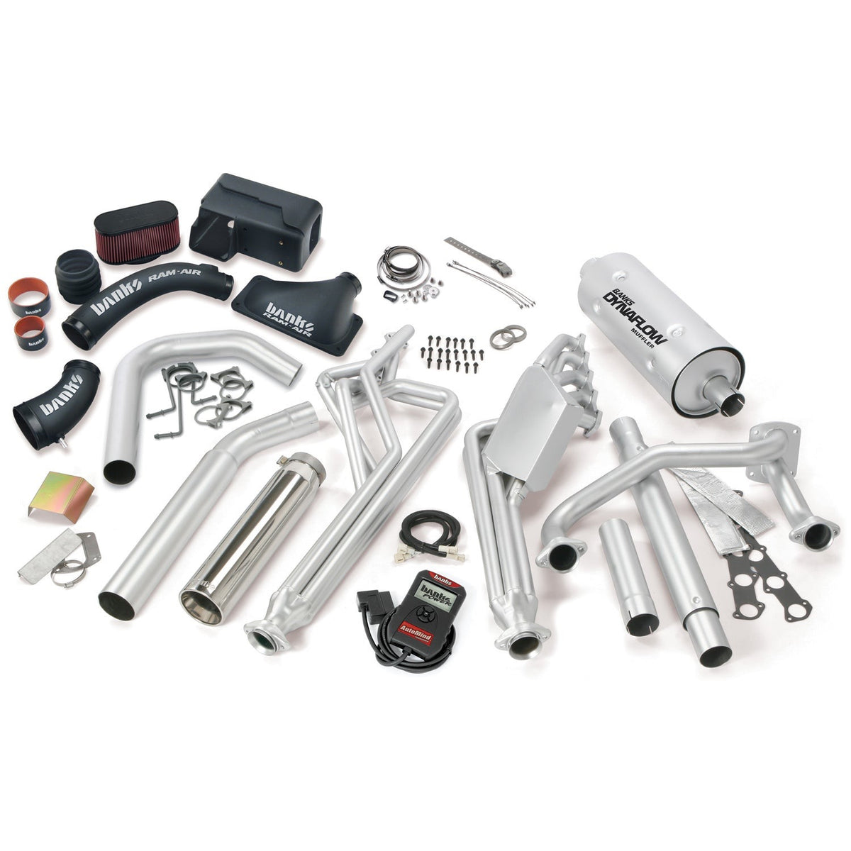 Banks PowerPack Bundle Complete Power System w/AutoMind Programmer 11-15 Ford 6.8L Class-A Motorhome Right Exit (49382)