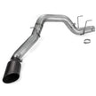 Banks Monster Exhaust System for 19-24 Ram 3500 6.7L Cummins Mega Cab Short Bed (DRW) Cerakote Black Tip (49832-B)