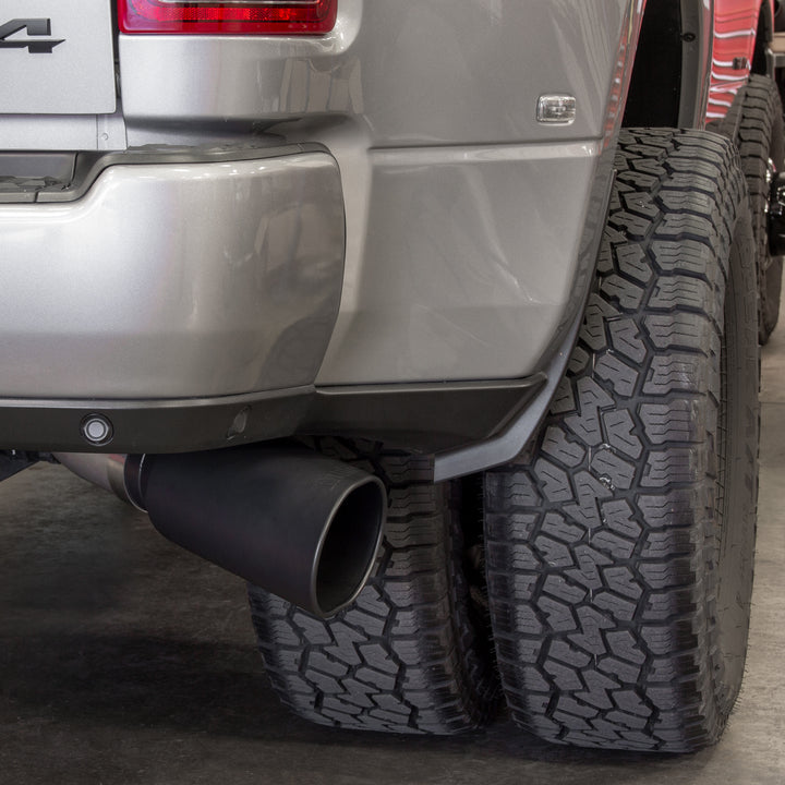 Banks Monster Exhaust System for 19-24 Ram 3500 6.7L Cummins Mega Cab Short Bed (DRW) Cerakote Black Tip (49832-B)