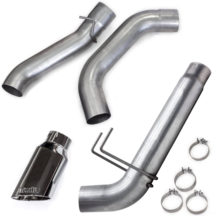 Banks Monster Exhaust System for 19-24 Ram 3500 6.7L Cummins Mega Cab Short Bed (DRW) Chrome-Plated Stainless Tip (49832)