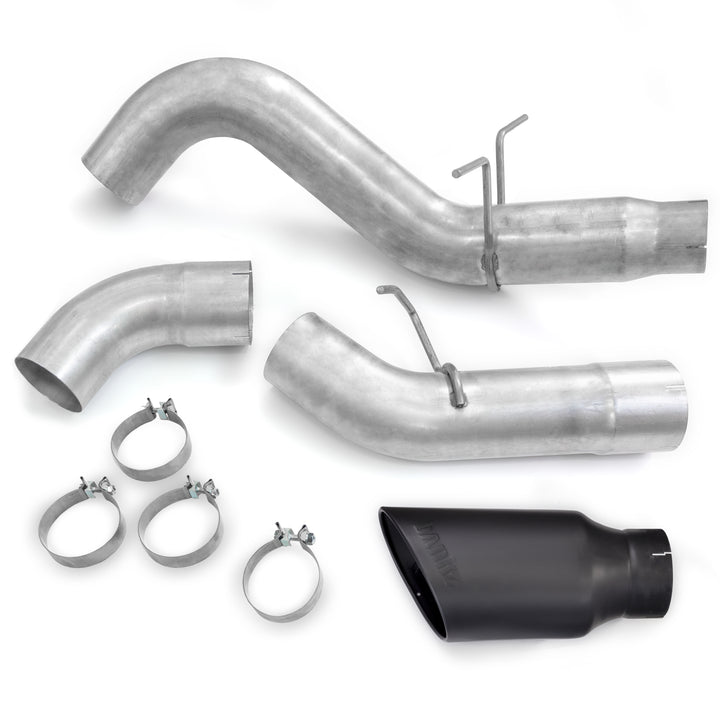 Banks Monster Exhaust System for 11-15 Chevy/GMC 2500/3500 and (16 2500 Only) 6.6L Duramax LML (DRW) Black Tip (49834-B)