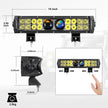 NEW 5D-PRO Series Spot Led Light Bars with DT Wiring Harness Kit For JEEP