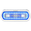 SR-L Series Marine Spreader Pod 2 Wire Surface Mount White With Blue Halo RIGID Industries