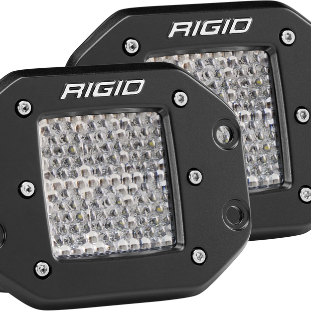 Diffused Flush Mount Pair D-Series Pro RIGID Industries