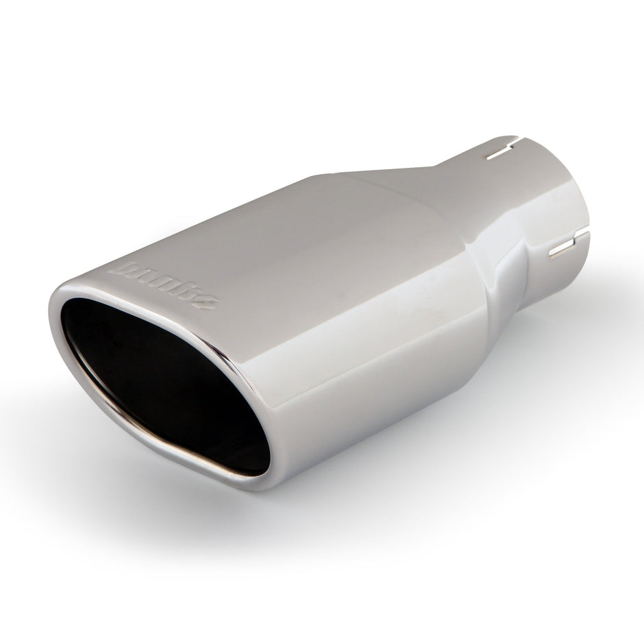 Banks Monster Exhaust System Single Exit Chrome Obround Tip 97-99 Jeep 2.5/4.0L Wrangler TJ (51312)