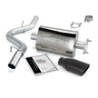 Banks Monster Exhaust System Single Exit Black Obround Tip 04-06 Jeep 4.0L Wrangler TJ (51314-B)