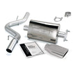 Banks Monster Exhaust System Single Exit Chrome Obround Tip 04-06 Jeep 4.0L Wrangler TJ (51314)